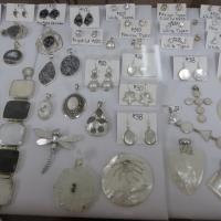ear rings, necklaces